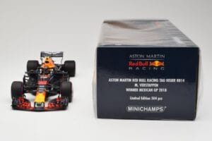 Aston Martin Red Bull Racing RB14 Tag Heuer #33 M. Verstappen Mexican GP 2018 Minichamps 1:18 110181933 Métal Moulé — image 6 sur 6