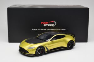 Aston Martin V12 Vantage Final Edition Cosmopolitan Yellow TopSpeed 1:18 TS0453 Métal Moulé — image 6 sur 6