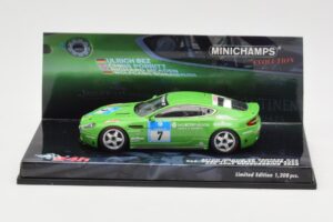 Aston Martin V8 Vantage N24 #7 U. Bez / Porritt / R. Meaden 24 Hours Nurburgring 2008 Minichamps 1:43 437081307 Métal Moulé
