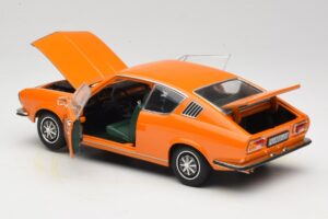 Audi 100 C1 Coupé S Orange Anson 1:18 30402 Métal Moulé — image 5 sur 8