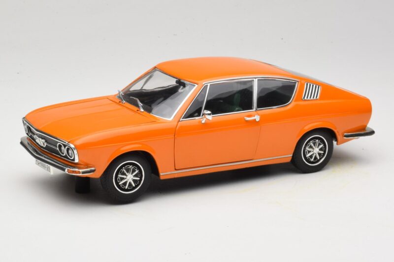 Audi 100 C1 Coupé S Orange Anson 1:18 30402 Métal Moulé