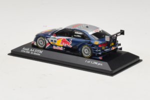 Audi A4 DTM #1 M. Ekstrom Audi Sport Team Abt Sportsline DTM Champion 2008 Minichamps 1:43 400081801 Métal Moulé — image 3 sur 4