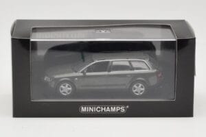 Audi A6 C5 Avant Gris Foncé Minichamps 1:43 AUDI006 Métal Moulé — image 4 sur 4
