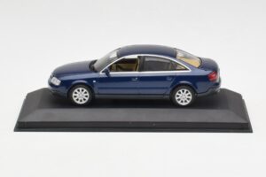 Audi A6 C5 Bleu Foncé Minichamps 1:43 132093 Métal Moulé