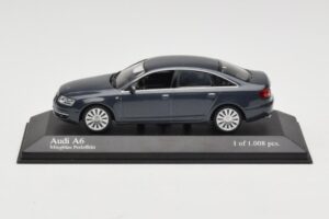 Audi A6 C6 Bleu Foncé Minichamps 1:43 5010406143 Métal Moulé