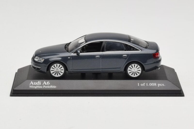 Audi A6 C6 Bleu Foncé Minichamps 1:43 5010406143 Métal Moulé