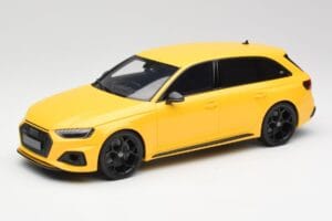 Audi RS4 B9 Avant 25e Anniversaire Vegas Jaune GT Spirit 1:18 GT935 Résine