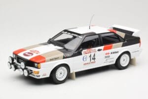 Audi Quattro #14 M. Mouton / F. Pons Winners Rally Sanremo 1981 Minichamps 1:18 155811114 Métal Moulé