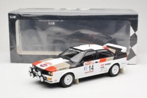 Audi Quattro #14 M. Mouton / F. Pons Winners Rally Sanremo 1981 Minichamps 1:18 155811114 Métal Moulé — image 6 sur 6