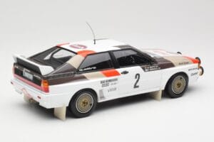 Audi Quattro A1 #2 H. Mikkola / A. Hertz Audi Sport Rally Monte Carlo 1983 Minichamps 1:18 155831102 Métal Moulé — image 2 sur 6