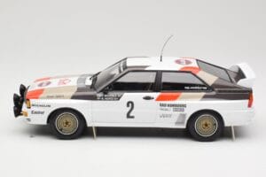 Audi Quattro A1 #2 H. Mikkola / A. Hertz Audi Sport Rally Monte Carlo 1983 Minichamps 1:18 155831102 Métal Moulé — image 3 sur 6