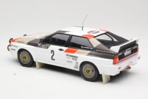 Audi Quattro A1 #2 H. Mikkola / A. Hertz Audi Sport Rally Monte Carlo 1983 Minichamps 1:18 155831102 Métal Moulé — image 5 sur 6