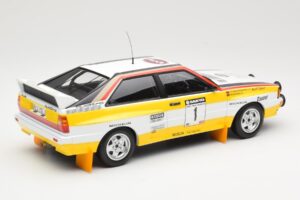 Audi Quattro A2 Audi Sport #1 W. Röhrl / C. Geistdörfer DNF Sanyo Rally of New Zealand 1984 Minichamps 1:18 155841101 Métal M — image 2 sur 6