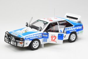 Audi Quattro A2 #12 H. Wittmann / R. Diekmann Safari Rally 1984 Sun Star 1:18 4246 Métal Moulé — image 2 sur 8
