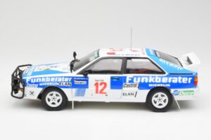 Audi Quattro A2 #12 H. Wittmann / R. Diekmann Safari Rally 1984 Sun Star 1:18 4246 Métal Moulé — image 4 sur 8