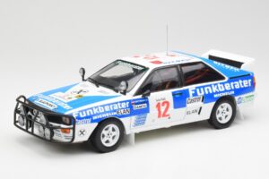 Audi Quattro A2 #12 H. Wittmann / R. Diekmann Safari Rally 1984 Sun Star 1:18 4246 Métal Moulé