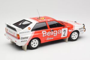Audi Quattro A2 #2 B. Waldegård / H-T. Thorszelius Belga Team Winners Boucles de Spa 1985 Minichamps 1:18 155851102 Métal Mou — image 2 sur 6