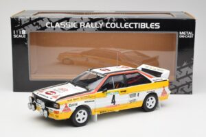 Audi Quattro A2 #4 W. Rohrl / C. Geistdorfer Rally de Portugal 1984 Sun Star 1:18 4224 Métal Moulé — image 8 sur 8