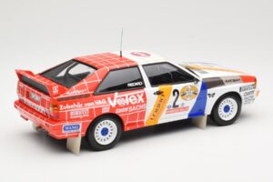 Audi Quattro A2 Schmidt Motorsport #2 H. Demuth / W. Lux Winners Hunsrück Rally 1984 Minichamps 1:18 155841102 Métal Moulé — image 2 sur 6