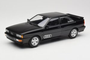 Audi Quattro Noir Métallisé Minichamps 1:18 155016121 Métal Moulé