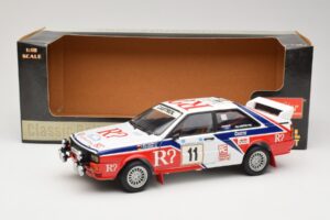 Audi Quattro #11 F. Wittmann / J. Pattermann Rally Acropolis 1986 Sun Star 1:18 4191 Métal Moulé — image 8 sur 8