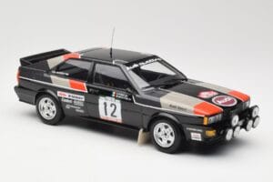 Audi Quattro #12 M. Mouton / F. Pons Audi Sport Rally de Portugal 1981 Minichamps 1:18 155811112 Métal Moulé — image 4 sur 6