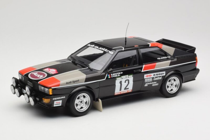 Audi Quattro #12 M. Mouton / F. Pons Audi Sport Rally de Portugal 1981 Minichamps 1:18 155811112 Métal Moulé