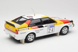 Audi Quattro #24 M. Demuth / M. Daniels Audi Sport Lombard RAC Rally 1982 Minichamps 1:18 155821124 Métal Moulé — image 2 sur 6