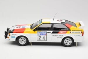 Audi Quattro #24 M. Demuth / M. Daniels Audi Sport Lombard RAC Rally 1982 Minichamps 1:18 155821124 Métal Moulé — image 3 sur 6