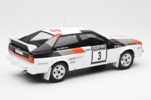Audi Quattro #3 H. Mikkola / A. Hertz Rally Finland 1982 IXO 1:18 18RMC094A Métal Moulé — image 2 sur 6