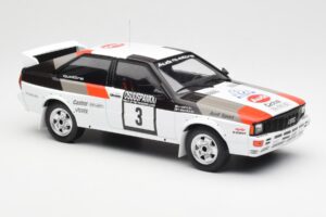 Audi Quattro #3 H. Mikkola / A. Hertz Rally Finland 1982 IXO 1:18 18RMC094A Métal Moulé — image 4 sur 6