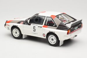 Audi Quattro Sport S1 #5 J. Buffum / N. Wilson Olympus Rally 1986 Otto 1:18 OT1159 Résine — image 5 sur 6