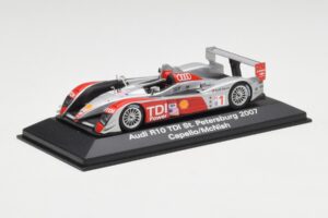 Audi R10 TDI #1 R. Capello / A. McNish / T. Kristensen 24 Hours of Le Mans 2007 Minichamps 1:43 5020700243 Métal Moulé — image 2 sur 4