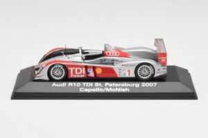 Audi R10 TDI #1 R. Capello / A. McNish / T. Kristensen 24 Hours of Le Mans 2007 Minichamps 1:43 5020700243 Métal Moulé