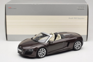 Audi R8 5.2 Spyder Teak Brown Kyosho 1:18 5010918525 Métal Moulé — image 8 sur 8
