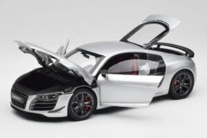 Audi R8 GT Type 42 Ice Argent Metallic Kyosho 1:18 09218IS Métal Moulé — image 2 sur 8