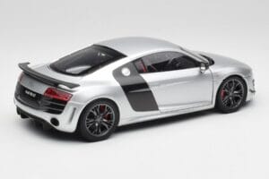 Audi R8 GT Type 42 Ice Argent Metallic Kyosho 1:18 09218IS Métal Moulé — image 3 sur 8