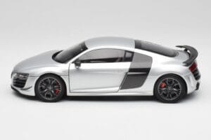 Audi R8 GT Type 42 Ice Argent Metallic Kyosho 1:18 09218IS Métal Moulé — image 4 sur 8