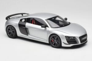 Audi R8 GT Type 42 Ice Argent Metallic Kyosho 1:18 09218IS Métal Moulé — image 6 sur 8