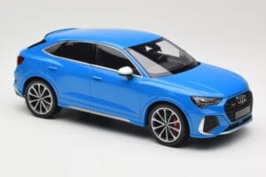 Audi RS Q3 F3 Sportback Bleu Minichamps 1:18 155018101 Métal Moulé — image 4 sur 6
