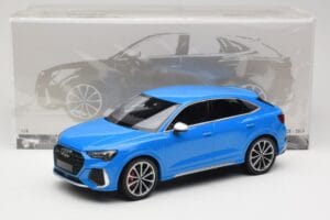 Audi RS Q3 F3 Sportback Bleu Minichamps 1:18 155018101 Métal Moulé — image 6 sur 6