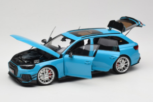 Audi RS4 B9 Avant Darwin Pro Bleu Kilo Works 1:18 KLW002303 Métal Moulé — image 2 sur 8