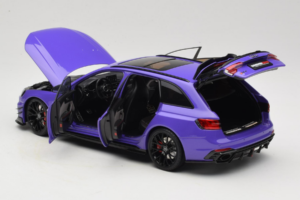 Audi RS4 B9 Avant Darwin Pro Violet Kilo Works 1:18 KLW002301 Métal Moulé — image 5 sur 8