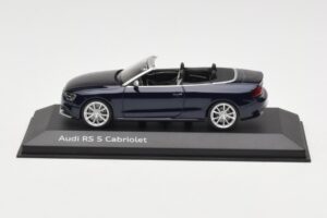 Audi RS5 B8 Cabriolet Estoril Blue Minichamps 1:43 5011215313 Métal Moulé
