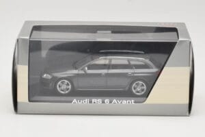 Audi RS6 C5 Avant Daytona Grey Minichamps 1:43 5010710233 Métal Moulé — image 4 sur 4