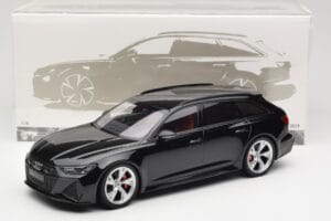 Audi RS6 C8 Avant Black Metallic Minichamps 1:18 155018014 Métal Moulé — image 6 sur 6