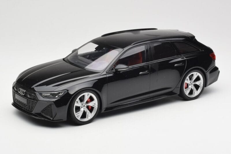 Audi RS6 C8 Avant Black Metallic Minichamps 1:18 155018014 Métal Moulé