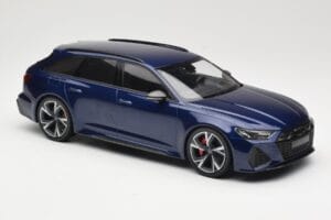 Audi RS6 C8 Avant Blue Metallic Minichamps 1:18 155018011 Métal Moulé — image 4 sur 6
