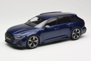 Audi RS6 C8 Avant Blue Metallic Minichamps 1:18 155018011 Métal Moulé