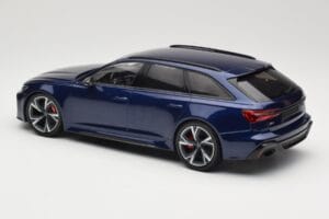 Audi RS6 C8 Avant Blue Metallic Minichamps 1:18 155018011 Métal Moulé — image 5 sur 6